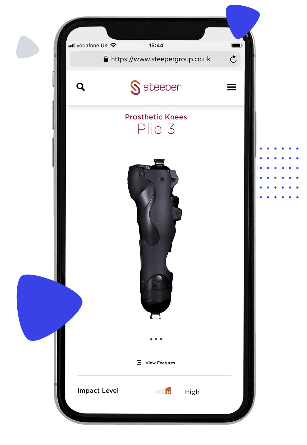 Steeper Website on Phone - Digital Yogi